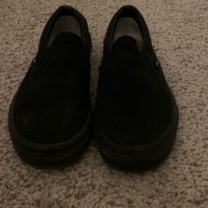 Black slip on vans